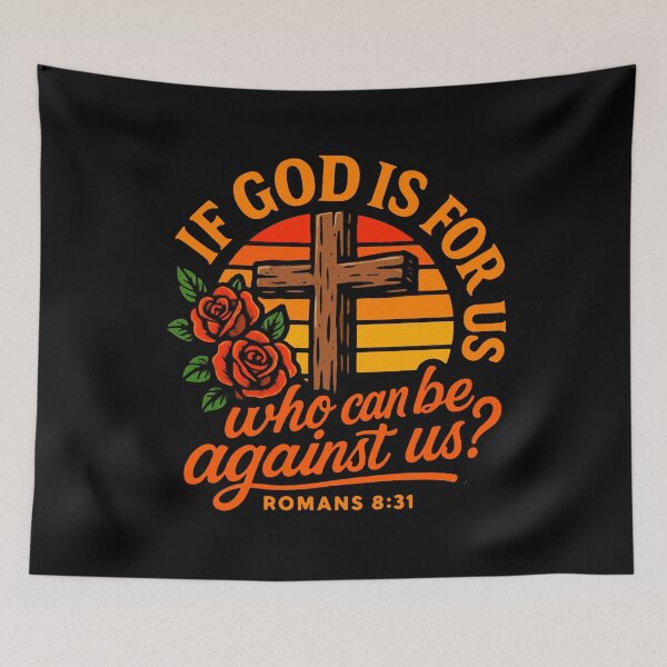 Item preview, Romans 8:31 If God Is For Us Who Can Be Against Us designed and sold by plushism.