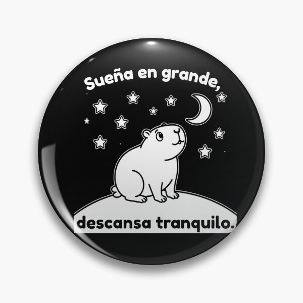 Item preview, Spanish Capibara Sueña en grande – Cute Minimalist Design designed and sold by PAPIRO SIGLO XXI.