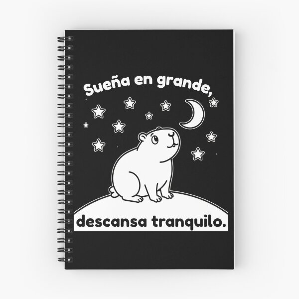 Item preview, Capibara española Sueña en grande – Lindo diseño minimalista designed and sold by PAPIRO SIGLO XXI.
