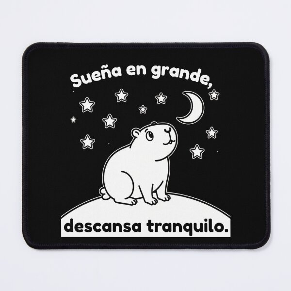 Item preview, Spanish Capibara Sueña en grande – Cute Minimalist Design designed and sold by PAPIRO SIGLO XXI.