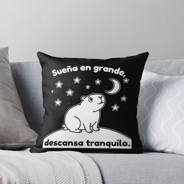 Item preview, Spanish Capibara Sueña en grande – Cute Minimalist Design designed and sold by PAPIRO SIGLO XXI.