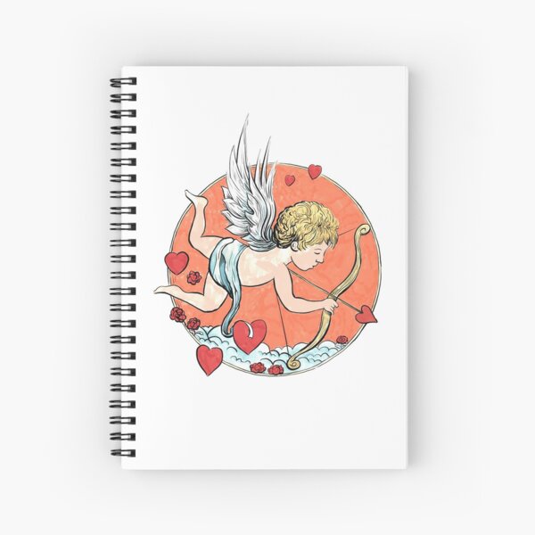 Cupid, God of Love Spiral Notebook