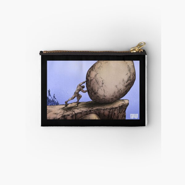 Item preview, Man rolling a Stone designed and sold by UdertakerSHOP.