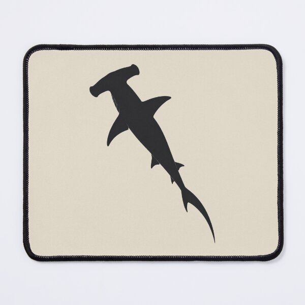 Item preview, Minimalist Dark Hammerhead Shark Silhouette designed and sold by Ombrya.