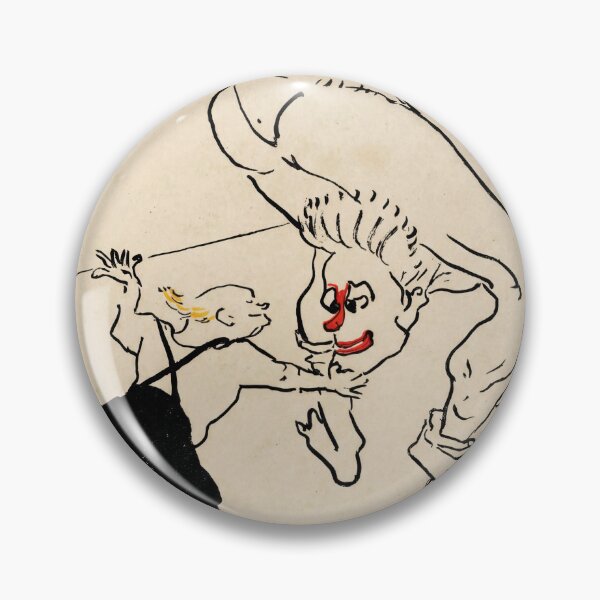 Item preview, The Marco Brothers by Toulouse-Lautrec Vintage Circus Acrobat Line Art designed and sold by artofuniverse.