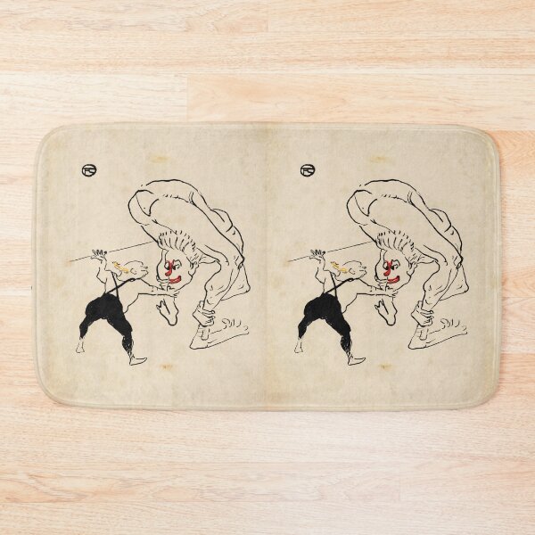 Item preview, The Marco Brothers by Toulouse-Lautrec Vintage Circus Acrobat Line Art designed and sold by artofuniverse.