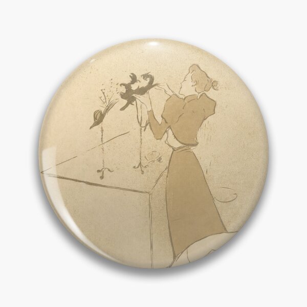 Item preview, La Modiste by Toulouse-Lautrec Vintage Belle Époque Paris Fashion Art designed and sold by artofuniverse.