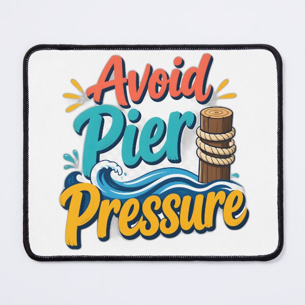 Item preview, Avoid Pier Pressure Beach Quote designed and sold by SVARCreations.
