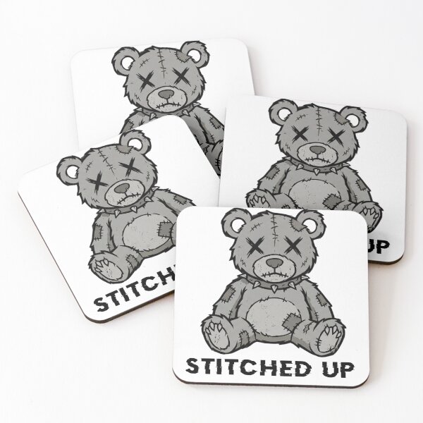Item preview, Stitched Up | Creepy Grunge Teddy Bear | Dead Teddy designed and sold by Concrete Crown.