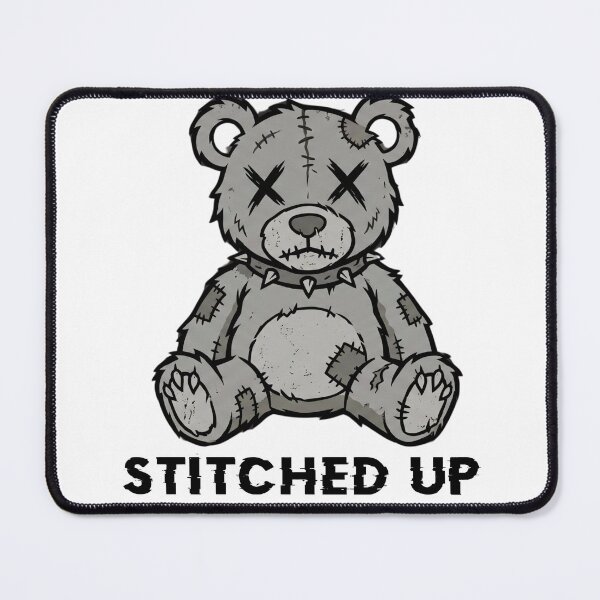 Item preview, Stitched Up | Creepy Grunge Teddy Bear | Dead Teddy designed and sold by Concrete Crown.
