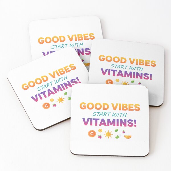 Item preview, Good vibes start with vitamins! designed and sold by MaciejErdon.