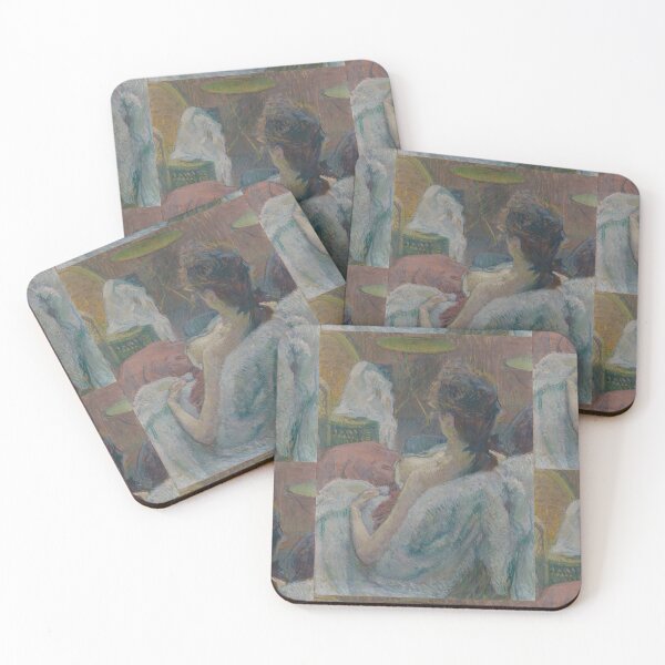 Item preview, The Model Resting by Henri de Toulouse-Lautrec – Intimate Post-Impressionist Figure Art Print designed and sold by artofuniverse.