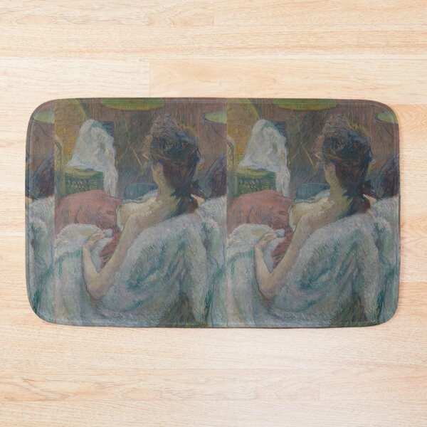 Item preview, The Model Resting by Henri de Toulouse-Lautrec – Intimate Post-Impressionist Figure Art Print designed and sold by artofuniverse.