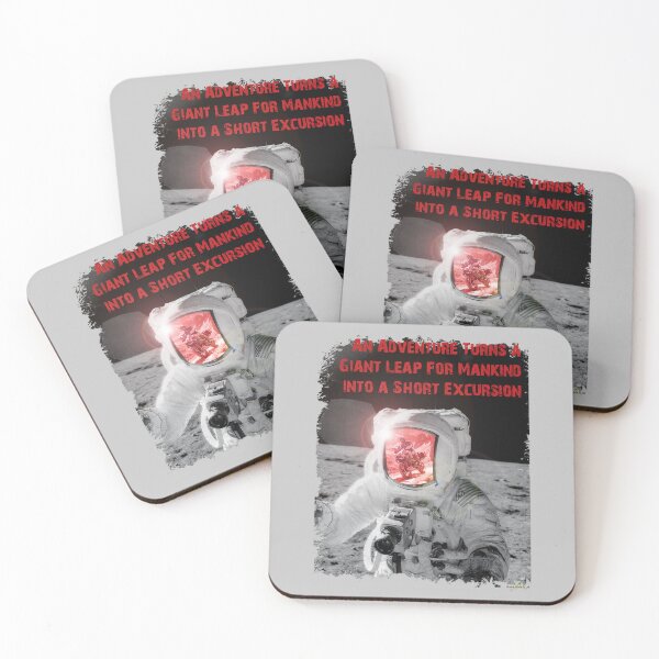 Item preview, Adventure Motorcycle Giant Leap for Mankind Short Excursion TShirt Sticker 01 designed and sold by OuterShellUK.