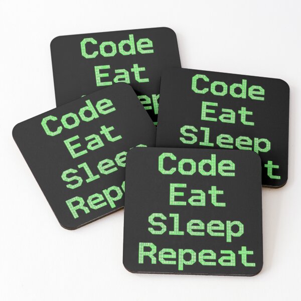 Item preview, Code Eat Sleep Repeat - Funny Programmer Gift HD designed and sold by AiNaturalsOnly.