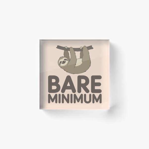 Item preview, Lazy Sloth - Bare Minimum designed and sold by 123ks.