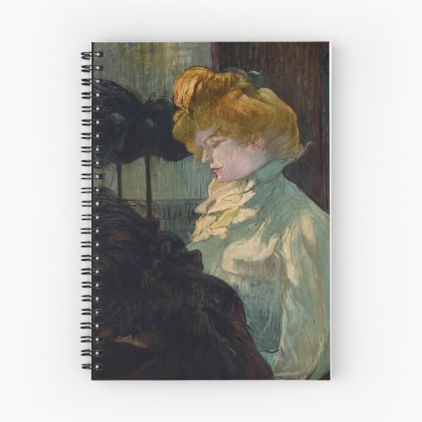 Item preview, The Modiste by Henri de Toulouse-Lautrec – Belle Époque Parisian Portrait Fine Art Print designed and sold by artofuniverse.