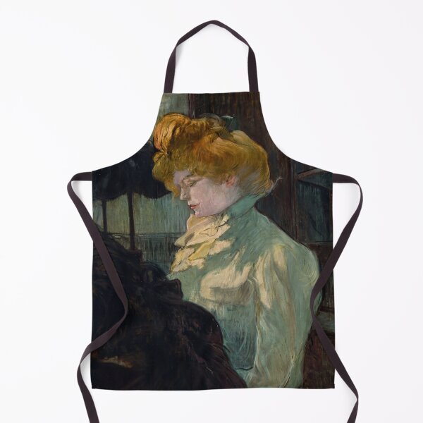 Item preview, The Modiste by Henri de Toulouse-Lautrec – Belle Époque Parisian Portrait Fine Art Print designed and sold by artofuniverse.