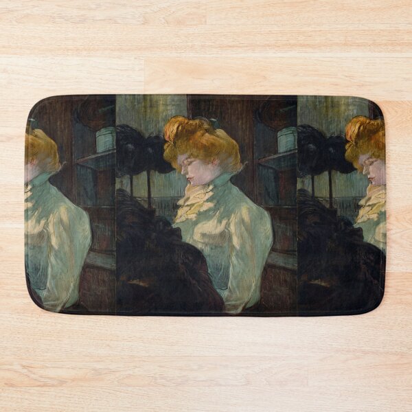 Item preview, The Modiste by Henri de Toulouse-Lautrec – Belle Époque Parisian Portrait Fine Art Print designed and sold by artofuniverse.