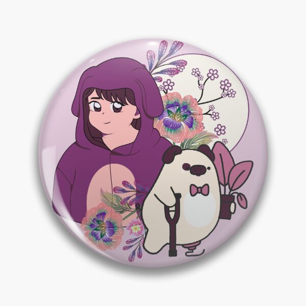 Item preview, Anime Girl and Pig with Prosthetic & Crutch Art designed and sold by Kanniax.