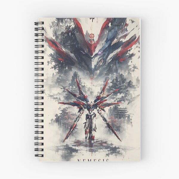 Item preview, Gundam Nemesis Mecha Shukumei – Celestial Samurai Robot Warrior Japanese Ink Anime  designed and sold by Dyan4.