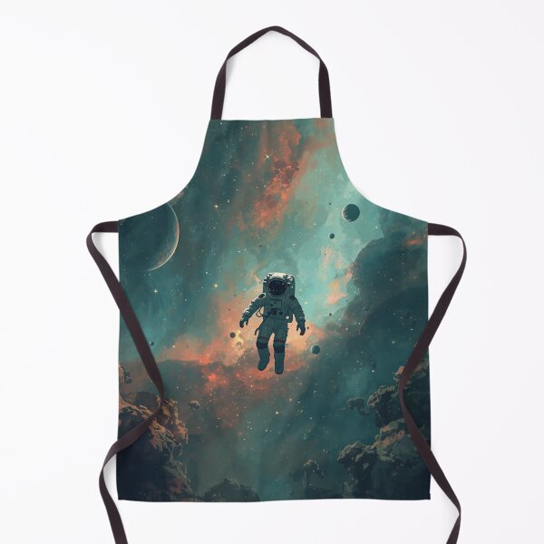 Item preview, Astronaut Floating In Colorful Nebula Space Art designed and sold by Pink-Blossoms.