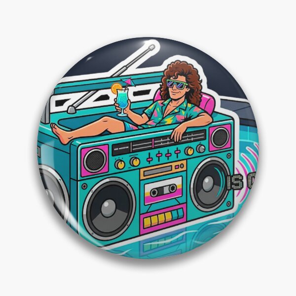 Item preview, Retro Boombox Pool Float - Summer Is Calling Edition designed and sold by retrosharp pop.