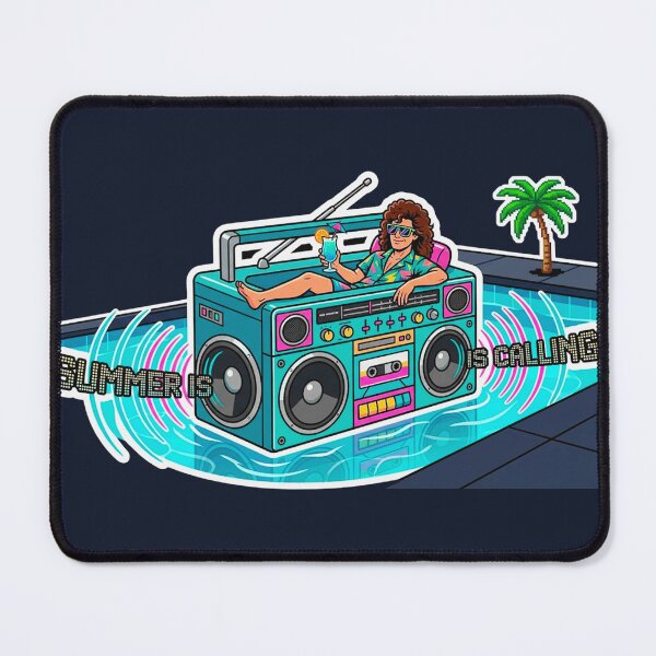 Item preview, Retro Boombox Pool Float - Summer Is Calling Edition designed and sold by retrosharp pop.