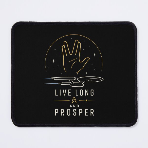 Item preview, Minimalistic Space Explorer Live Long And Prosper designed and sold by Kate1art.