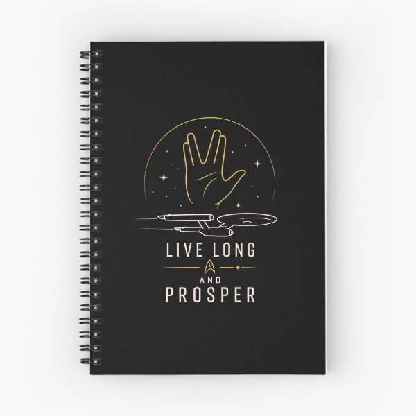 Item preview, Minimalistic Space Explorer Live Long And Prosper designed and sold by Kate1art.