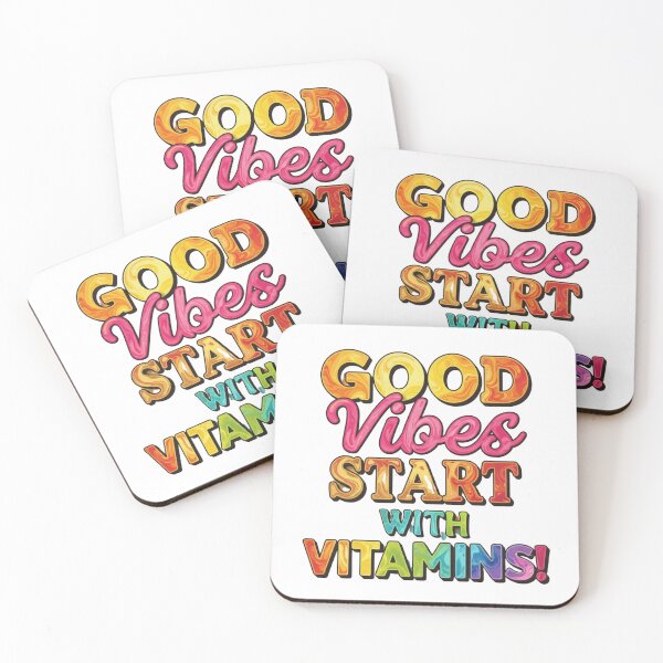 Item preview, Good vibes start with vitamins! designed and sold by MaciejErdon.
