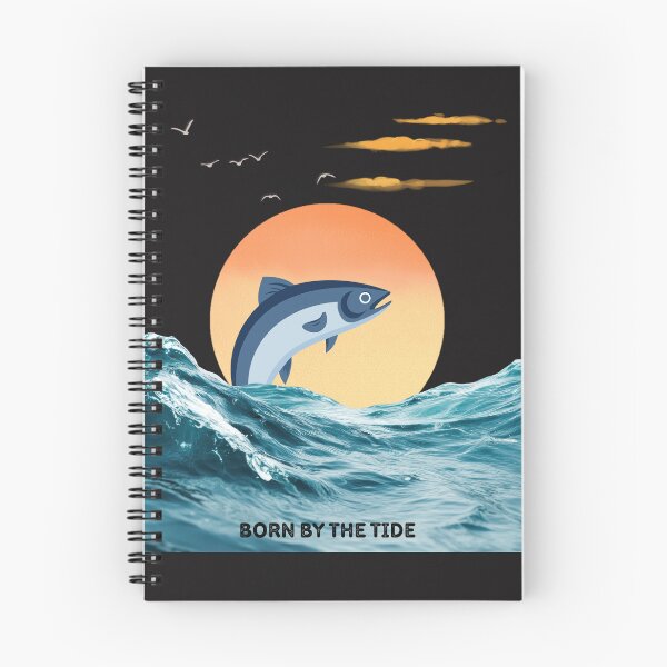 Item preview, Vintage Ocean Soul Big Fish Poster | Retro Coastal Sunset Wall Art | Saltwater Spirit Nautical Design designed and sold by Black Signal.