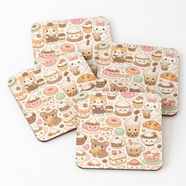 Item preview, Cute Kawaii Coffee Time Dreams designed and sold by IYASDiaz.