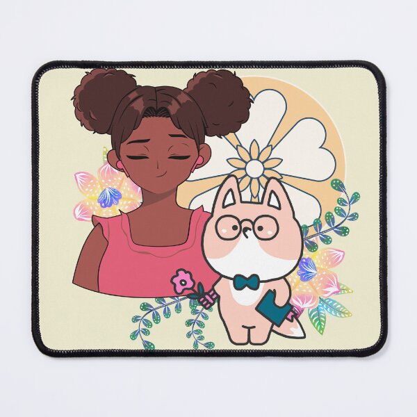 Item preview, Kawaii Girl, Cyborg Dog and Flowers designed and sold by Kanniax.