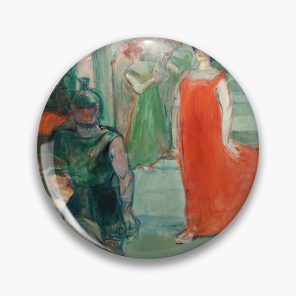 Item preview, The Opera Messalina at Bordeaux by Henri de Toulouse-Lautrec – Belle Époque Theatre Art Print designed and sold by artofuniverse.