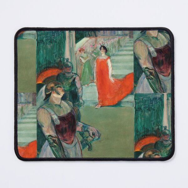 Item preview, The Opera Messalina at Bordeaux by Henri de Toulouse-Lautrec – Belle Époque Theatre Art Print designed and sold by artofuniverse.