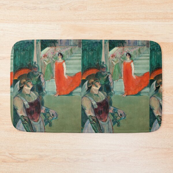 Item preview, The Opera Messalina at Bordeaux by Henri de Toulouse-Lautrec – Belle Époque Theatre Art Print designed and sold by artofuniverse.