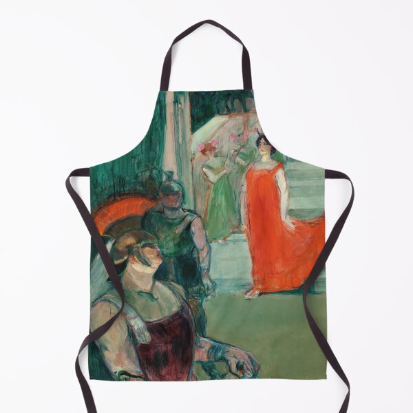 Item preview, The Opera Messalina at Bordeaux by Henri de Toulouse-Lautrec – Belle Époque Theatre Art Print designed and sold by artofuniverse.