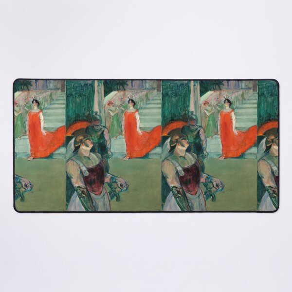 Item preview, The Opera Messalina at Bordeaux by Henri de Toulouse-Lautrec – Belle Époque Theatre Art Print designed and sold by artofuniverse.