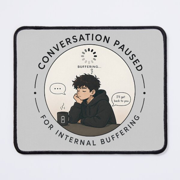 Item preview, Introvert Anxiety - Paused designed and sold by Wanderdreaming.
