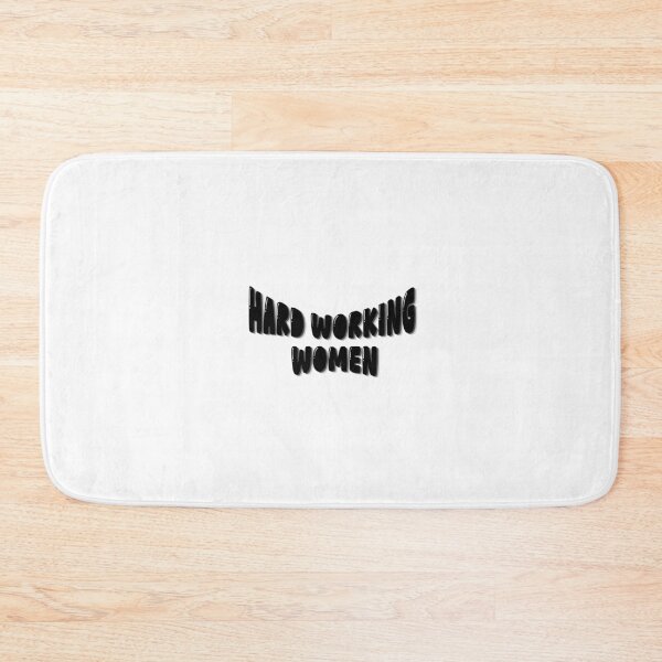 Item preview, Hard working women black and white aesthetic typoraphy designed and sold by thecapy.