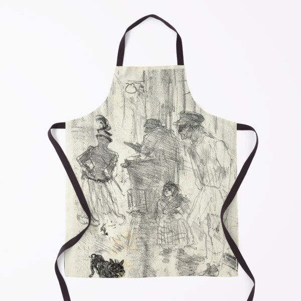 Item preview, The Roast Chestnut Vendor by Henri de Toulouse-Lautrec – Vintage Paris Street Scene Art Print designed and sold by artofuniverse.