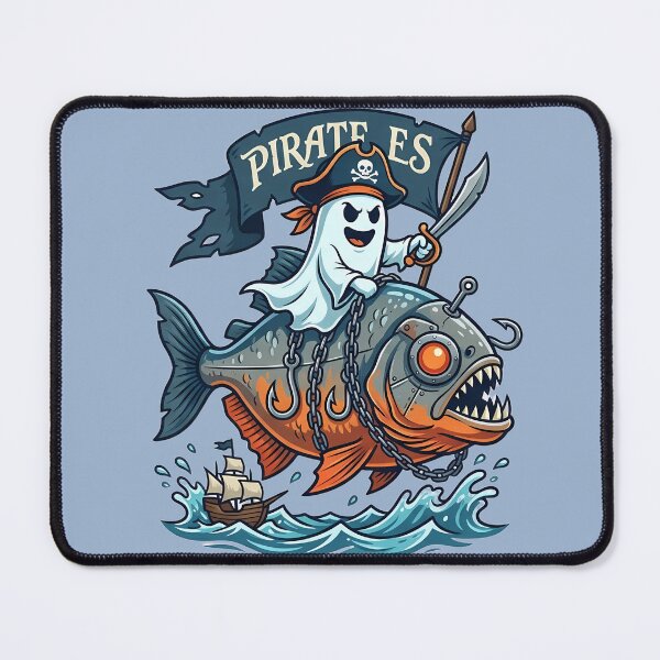 Item preview, Pirate Ghost Riding Mechanical Piranha designed and sold by LYZ7VANI.