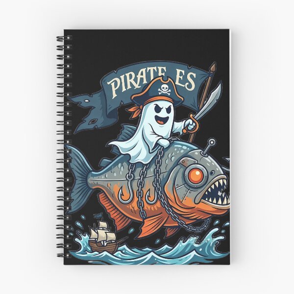 Item preview, Pirate Ghost Riding Mechanical Piranha designed and sold by LYZ7VANI.