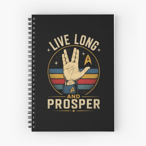 Item preview, Retro Space Ship Live Long Prosper 3 designed and sold by Kate1art.