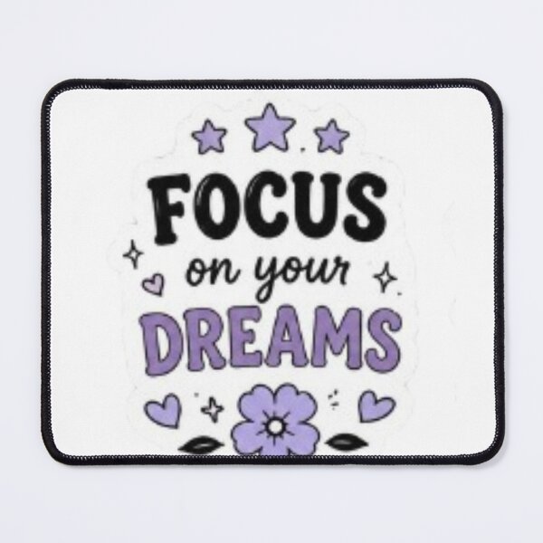 Item preview, Focus on Your Dreams Motivational Aesthetic Sticker designed and sold by Jyotisima8929.