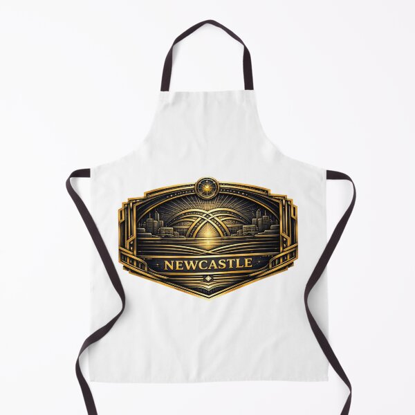 Item preview, deco style newcastle badge designed and sold by astriebatik.