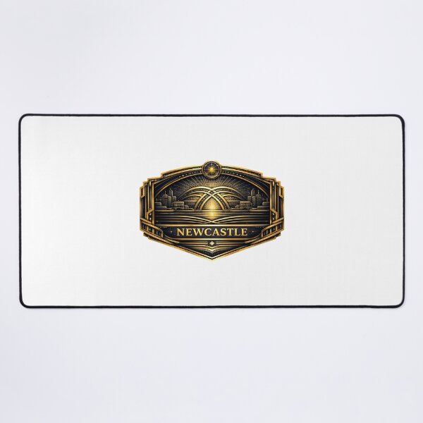 Item preview, deco style newcastle badge designed and sold by astriebatik.