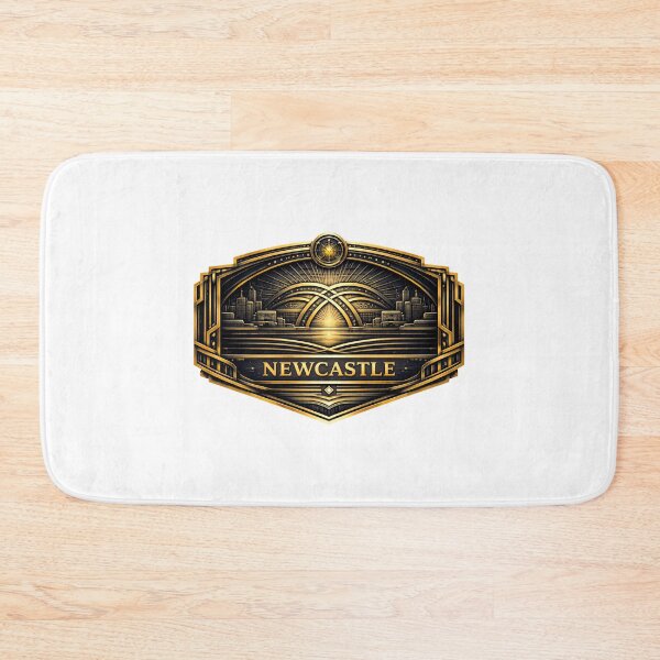 Item preview, deco style newcastle badge designed and sold by astriebatik.