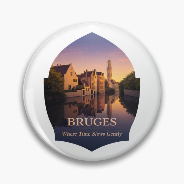 Item preview, Bruges Canals Teach Time To Slow designed and sold by EdvvinStudios.